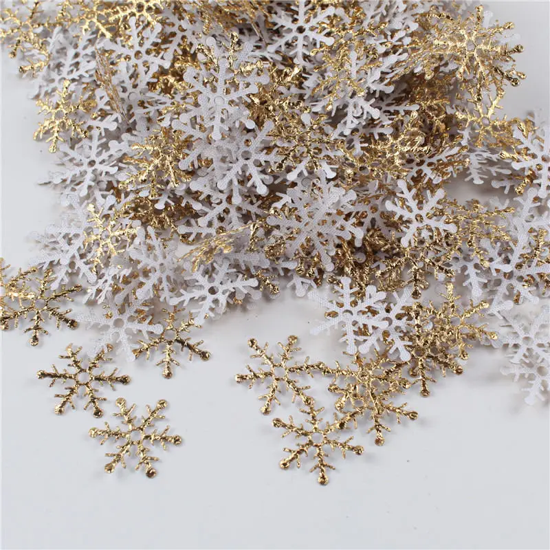 300 Pcs/lot 2cm Christmas Snowflake Wedding Throwing Confetti DIY Accessory Home Table Decoration Party Supplies Ornament 62538