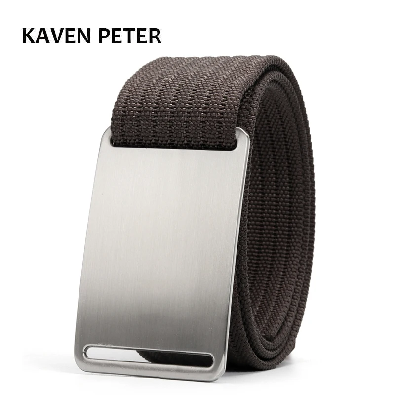 

Canvas Military Tactical Belt For Mens Designer Belt Men Cinto Masculino Luxo 1.5" Nylon Webbing Waist Belt 100 to 160 CM