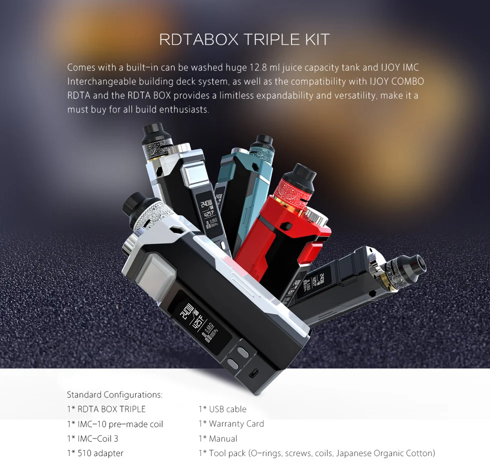 IJOY RDTA BOX TRIPLE KIT