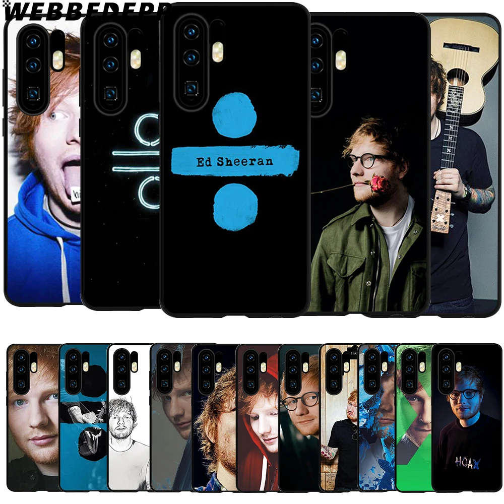 

WEBBEDEPP Ed Sheeran Soft TPU Case Cover for Huawei P8 P9 P10 P20 P30 Lite Pro P Smart 2019
