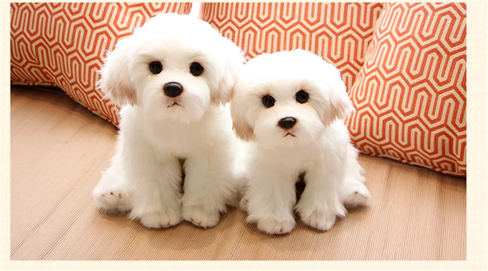 Fancytrader Realistic Simulation Schnauzer Tibetan Mastiff Shepherd Dogs Toys Decoration Doll for Kids6