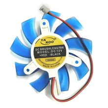 GPU VGA вентилятор для охлаждения видеокарты охлаждающий 75 мм 12 В 2Pin