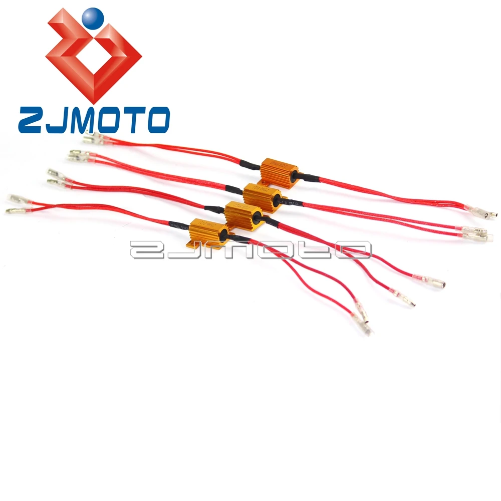1 комплект Универсальный светодиодный мотоцикл указатели поворота резисторы 25 Вт 6,8 Ом указатель поворота регулятор скорости