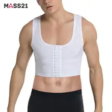 MASS21, мужское Корректирующее белье, контроль ГИНЕКОМАСТИИ, формирователь тела, жилет, топы, сексуальные мужские корректоры осанки, компрессионная рубашка, грудь, тренировочный корсет