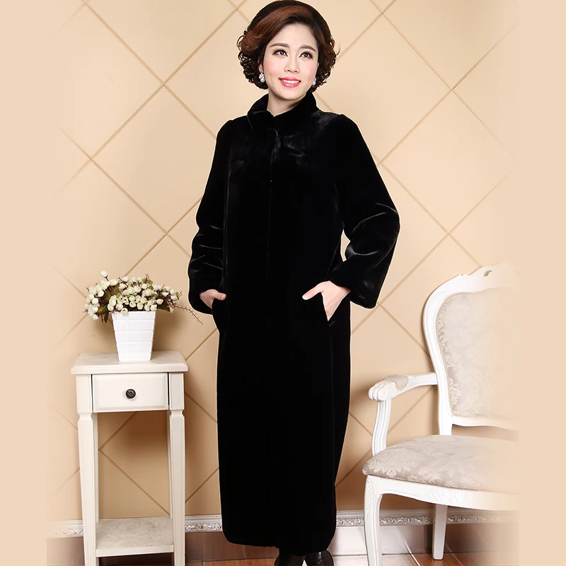 Extra Winter Faux Size Overcoat 1