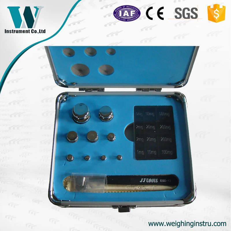 

F1 class density 7.94 standard precision weighing calibrate weights 100g-1mg