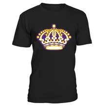 EALER Высокое качество Лос-Анджелеса лед хоккейные болельщики Для мужчин, футболки с принтом, хлопковые мужские футболки с логотипом