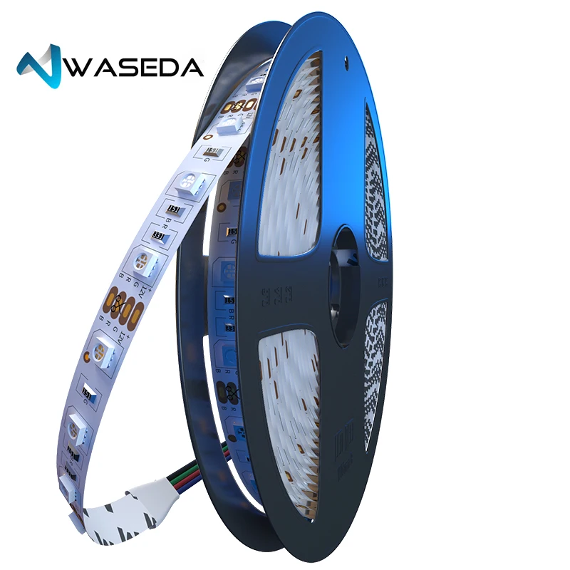 

WASEDA SMD 5050 RGB RGBW LED Strip Waterproof 5M 300LED DC 12V RGB RGBW RGBWW WHITE WARM WHITE Fita LED Light Strips Flexible