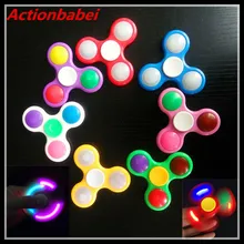 Actionbabei Горячая распродажа! Спиннер EDC распашные пальцы спиральные светящиеся Спиннеры детские светящиеся игрушки подарок