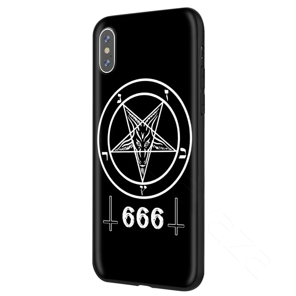 Чехол Lavaza Pentagram 666 Demonic Satanic для iPhone 11 Pro XS Max XR X 8 7 6 6S Plus 5 5S se - Цвет: 10