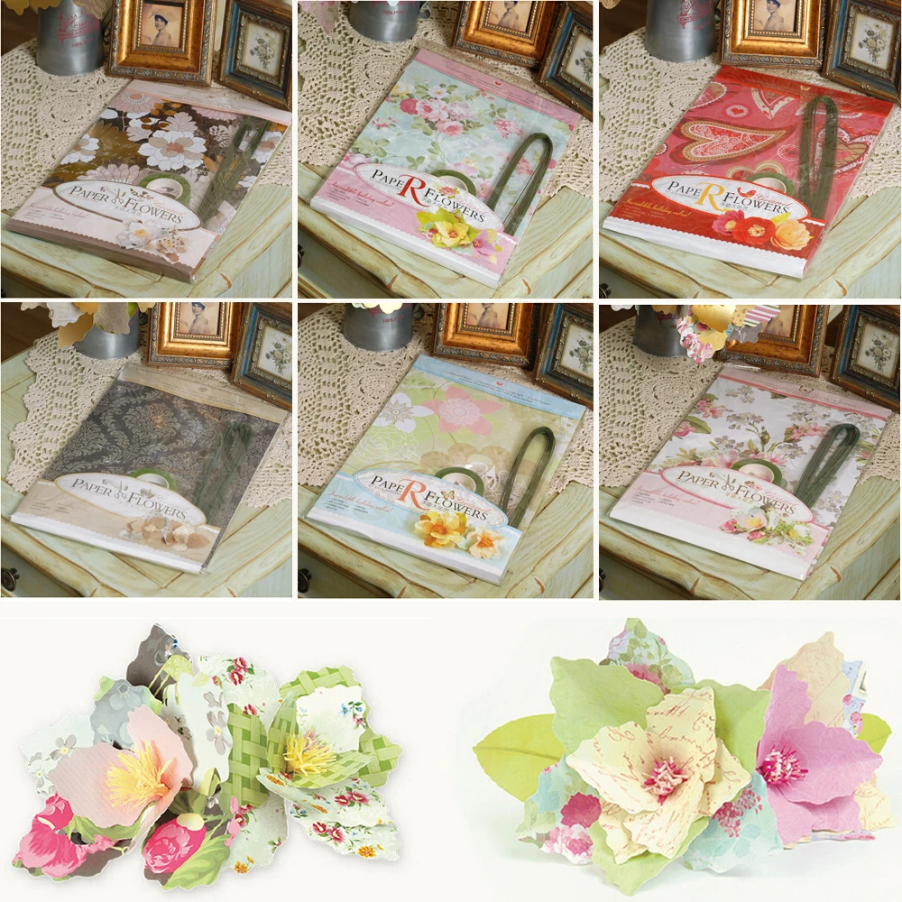 aliexpress com buy 10 quot x 16 quot pretty diy paper flower paper flower making kits