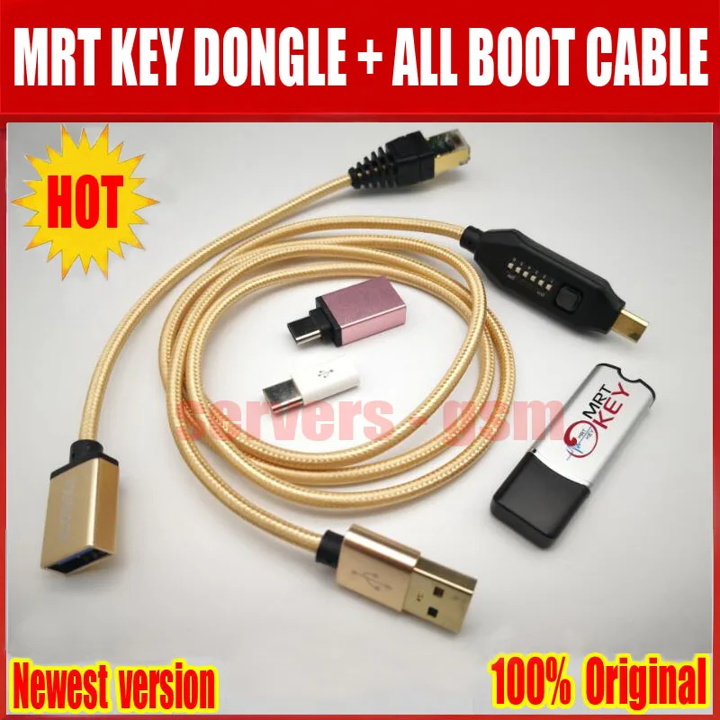 

2019 Newest Original MRT KEY Dongle +UMF ALL Boot cable set (EASY SWITCHING) & Micro USB To Type-C Adapter