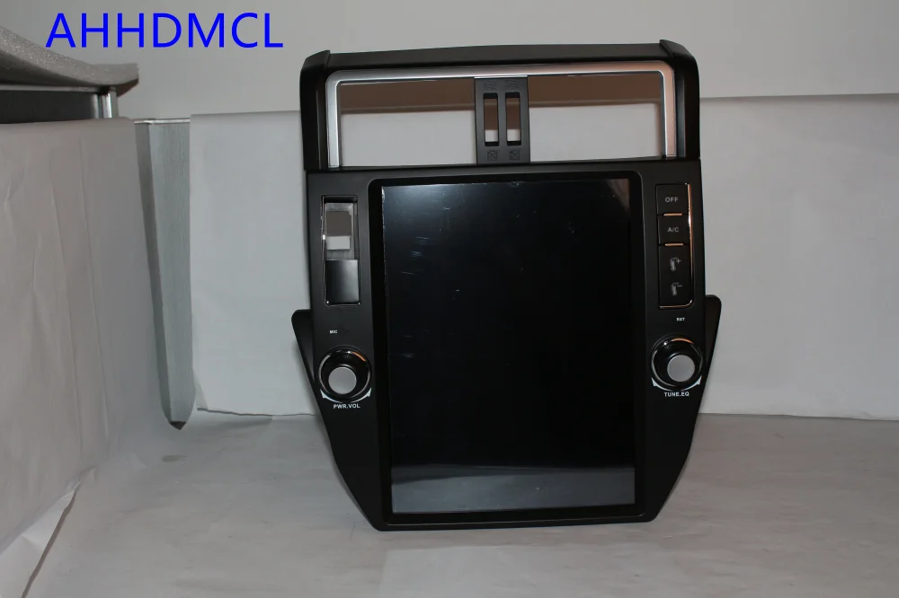 Perfect Car PC PAD Tesla Style Multimedia Player Android 7.1 GPS For Land Cruiser Prado LC150 2010 2011 2012 2013 3