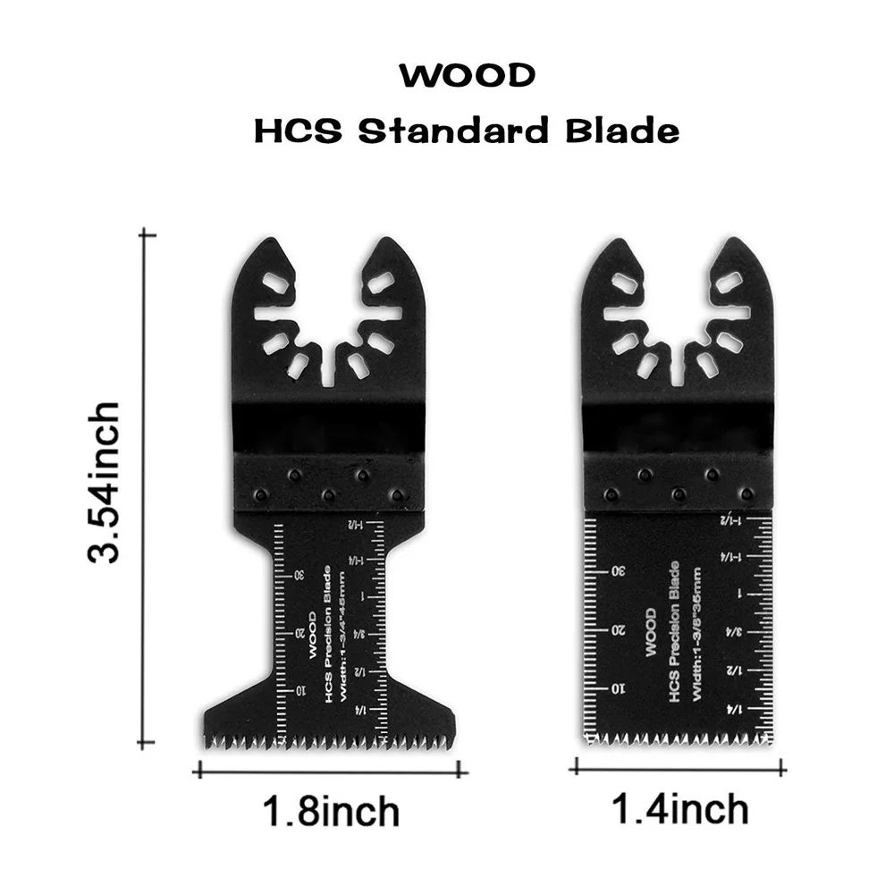 WHDZ 2 шт. Универсальный биметаллический прецизионный Мультитул пильный диск Осциллирующий многофункциональный инструмент электрические функциональные инструменты запчасти электроинструмент - Цвет: 2pc wood cuts