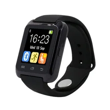 New Smartwatch Bluetooth Smart Uhr U80 für iPhone IOS Android Windows Phone Tragen Uhr Tragbares Gerät Smartwach PK U8 GT08