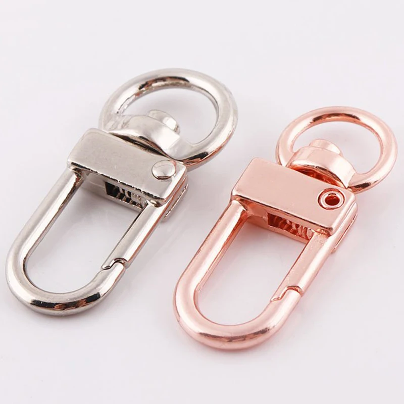 

High Quality Swivel Snap Hooks Metal Bolt Snaps Trigger Snap Hook Chain Hooks Dog Clasps Lanyard Clips Strap Buckles For Handbag