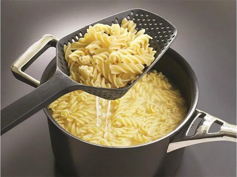 

Plastic Strainers Drain Shovel Kitchen Accessories Gadgets No-stick Water Leaking Shovel Kitchen Food Drain Shovel Strainers