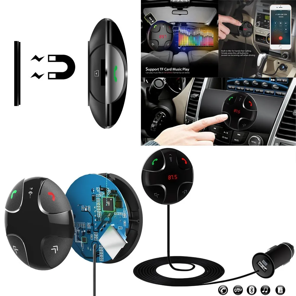 Cheapest 2016 New Universal Wireless LCD Bluetooth 3.0 Car Kit MP3 FM