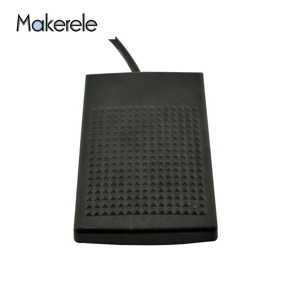 

New Design Rubber Surface Foot Switch Universal Popular CE Black Nonslip Tattoo Machine With Cable Wire MKYDT1-10 Free Shipping