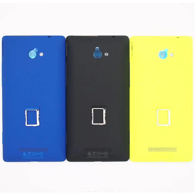 

BaanSam New Battery Door Back Cover Housing Case For HTC 8X With Power Volume Buttons+SIM Card Tray
