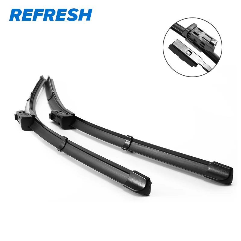 Refresh Wiper Blades for Skoda Octavia Fit Push Button Arms 2013 2014 2015 2016 2017
