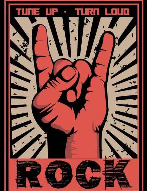 rock n roll poster diy berlian lukisan cross stitch dekorasi rumah