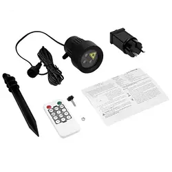 RF дистанционное управление RGB статический Звездное лазерный Открытый свет Рождество проектор для DJ KTV Дискотека три Технические