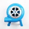 80w Outdoor Barbecue Iron Gear Hand Crank Blower Hand Fan Manual Fire Blower Popcorn Fan Blue ► Photo 2/6