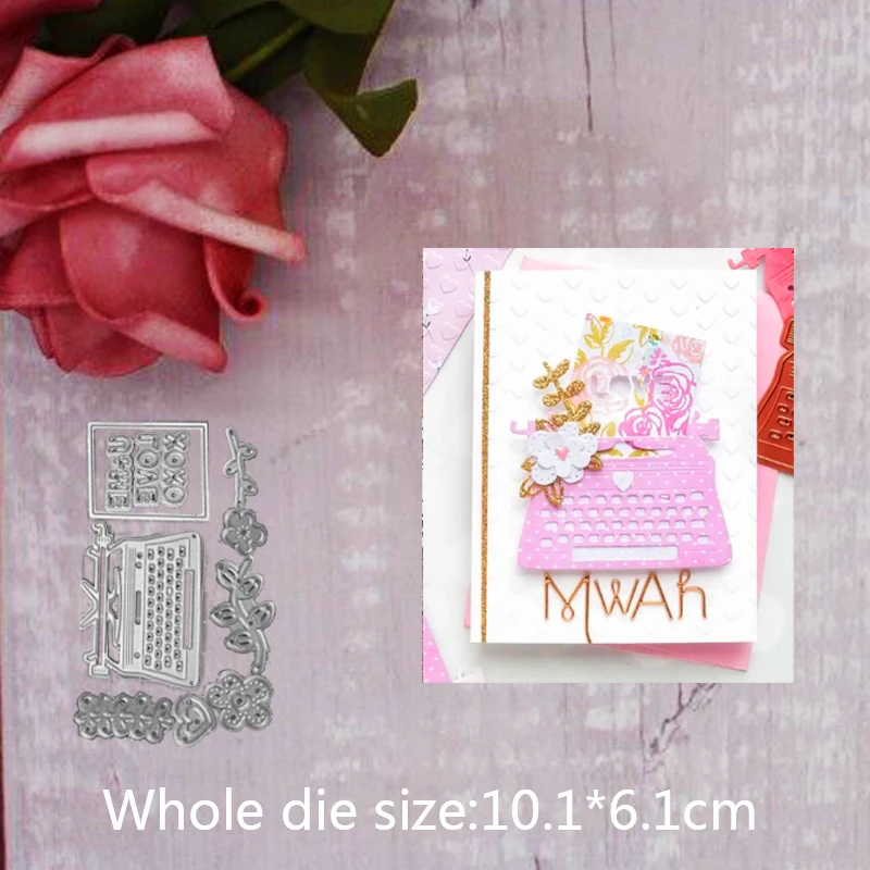 

Flower decoration Metal Steel Cutting Embossing Dies For Scrapbooking paper craft home decoration Craft 10.1*6.1 cm