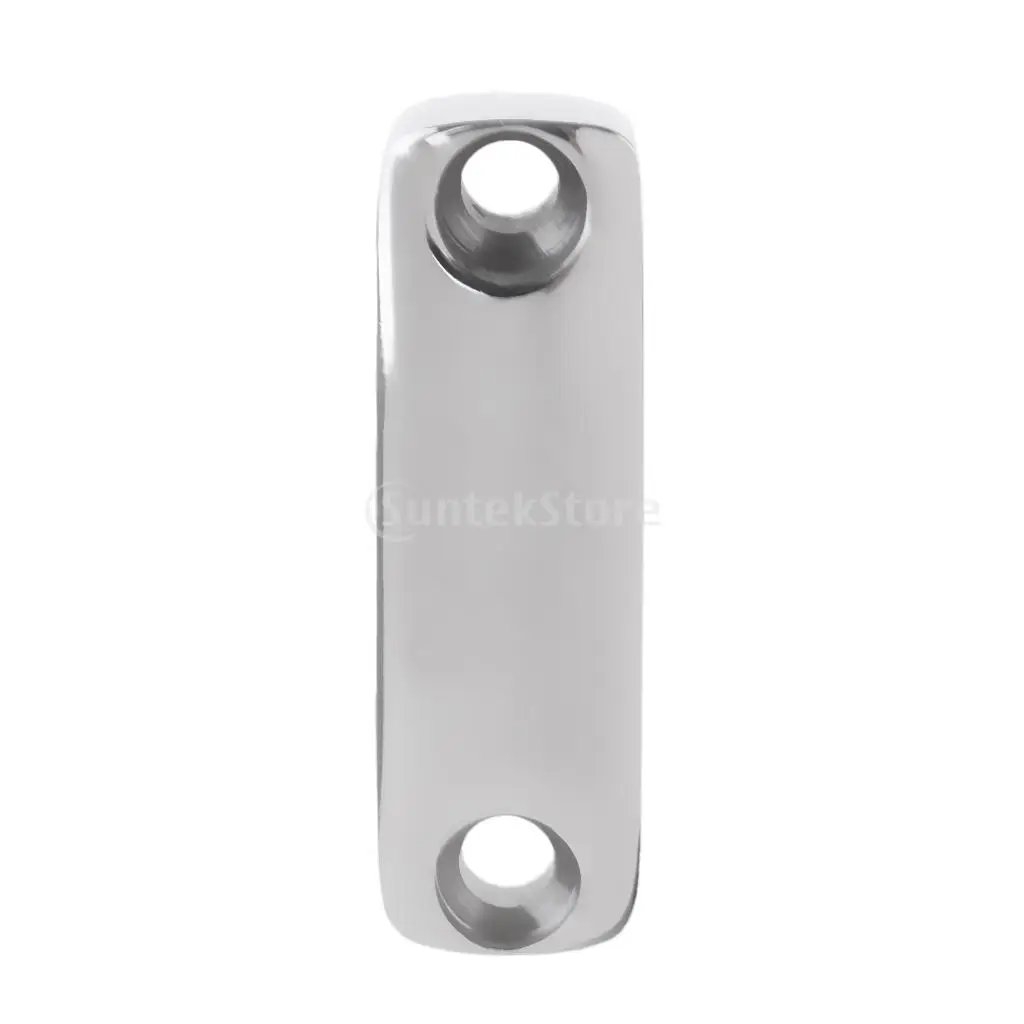 4Pcs High Polished Marine Grade 316 Stainless Steel Boat Yacht Lock Rope Tie Down Deck Fitting Eye Strap Loop Hardware