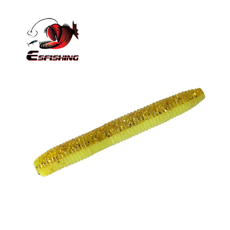 Esfishing Worms, 10 шт., 5 см/1,6 г, YMCO Stick, 2 дюйма, рыболовные приманки, мягкие силиконовые приманки, мягкие воблеры, воблеры для троллинга, морской рыбы, карпа