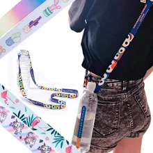 Креативный фламинго, кактус милый узор бутылка для напитков ремешок бутылка для воды Пряжка детский подарок портативный задний стакан для воды аксессуары