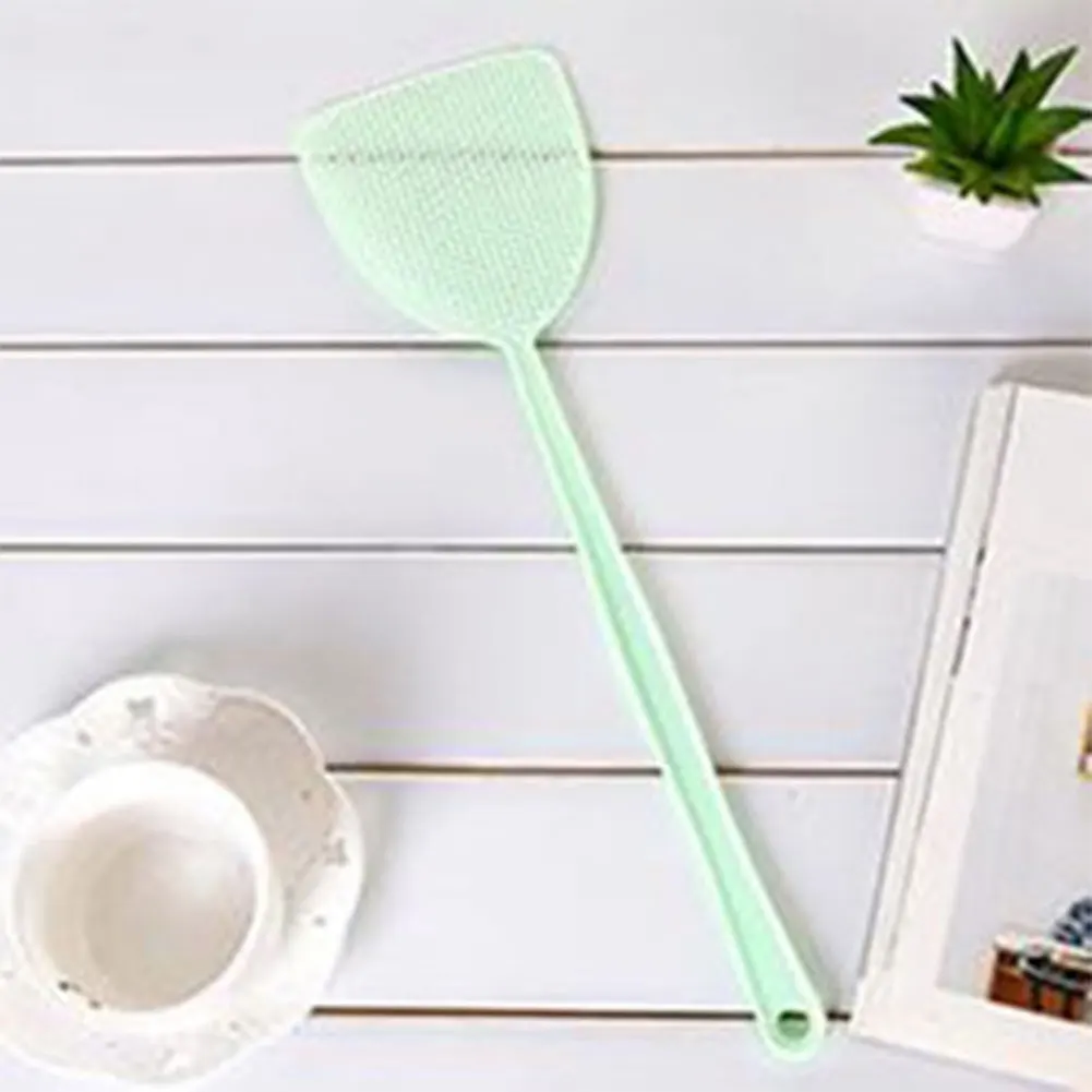 Plastic Bug Fly Swatters Insect Mosquito Wasp Pest Control Hand for Home Office - Цвет: green