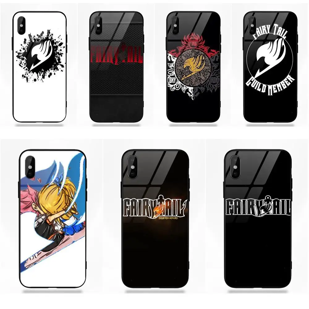 Цитата мультфильм Fairy Tail Логотип Дракон для Apple iPhone 5 5C 5S SE 6 S 7 8 плюс X XS Max XR Мягкий