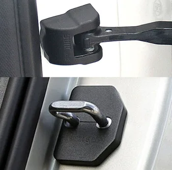

2IN1 FIT FOR VOLVO XC90 V40 2015 2016 DOOR LOCK COVER ARM CHECK CHECKER BUCKLE STOPPER CATCH CASE CAP HINGE SHELL PROTECTOR