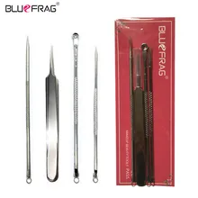 Набор для удаления черных точек Нержавеющая сталь Прыщи, акне комедона порока экстрактор для угрей черная голова Remover средство умывания