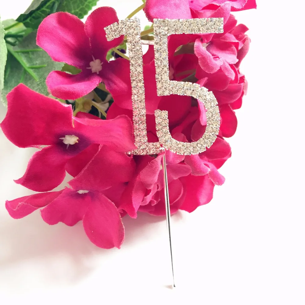 Quinceanera для девочек вечерние торты на 15 дней рождения верхние Стразы с украшением