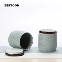 Японская грубая Керамическая пиала, банки, керамический чайник, Caddy кухонные принадлежности, кофе, сахар, приправа, бутылка для хранения, винтажный домашний декор