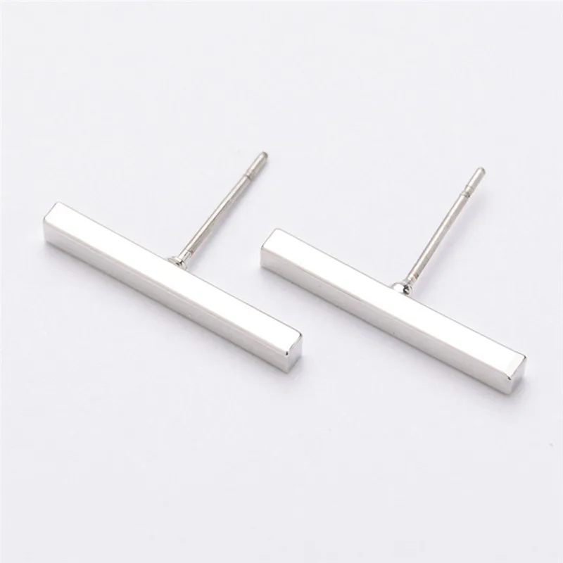 Fashion Alloy Earrings Ear Ring Combination Of Simple One Word Shape Earrings Fashion Exquisite Earrings Ear Ring Set A11 (10)