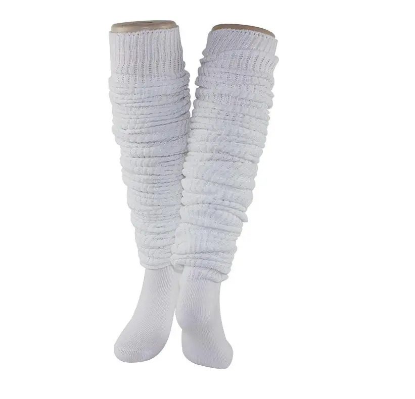Аниме Toaru Kagaku no Railgun, носки для косплея, белые длинные чулки для женщин и девочек, хлопковые свободные носки для студентов
