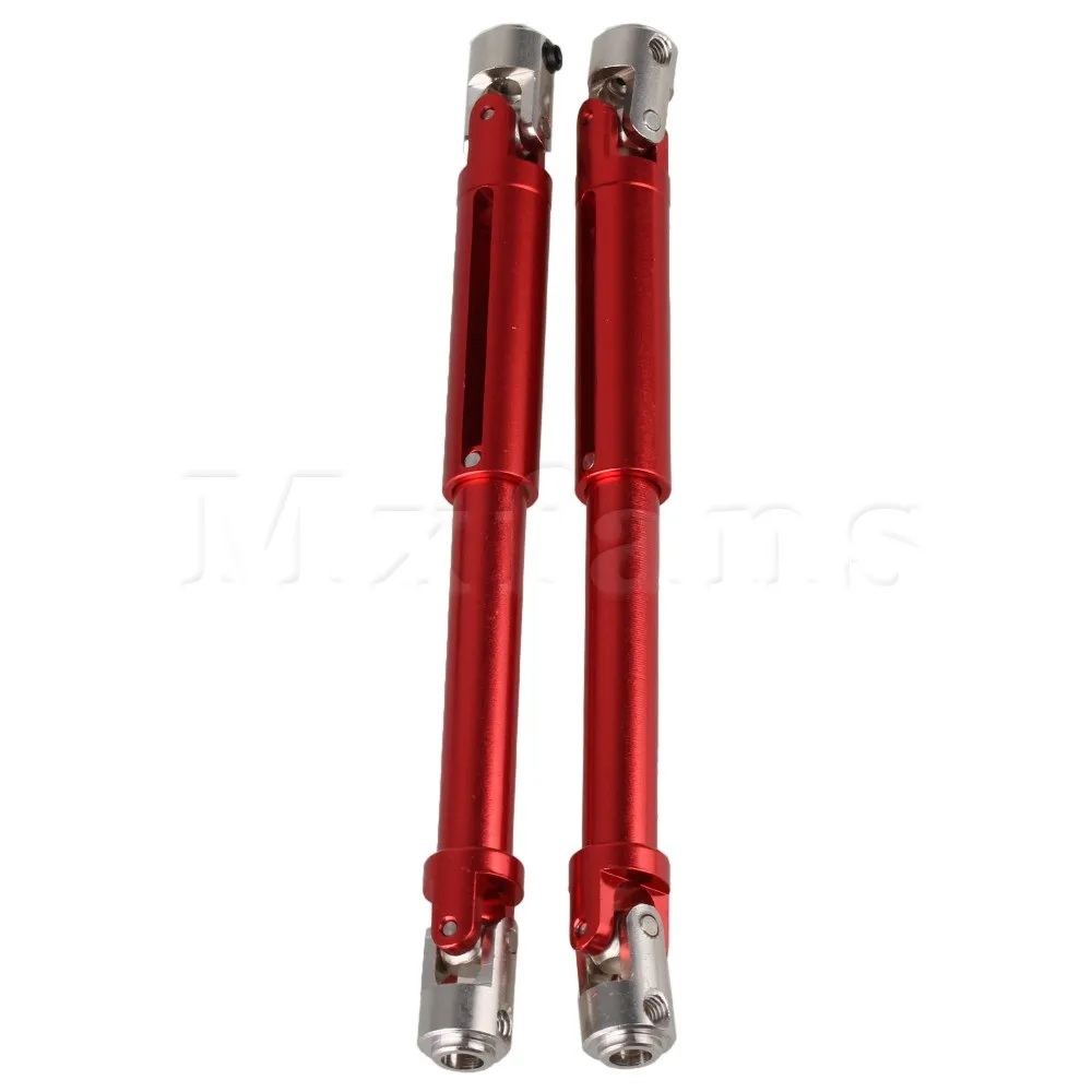 Mxfans 2x Black Aluminum SCX0016 Universal Driven Dogbone for AXIAL font b RC b font 1