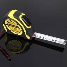 7.5 м сцепление Клейкие ленты измерить Ширина 25 мм Метрическая Двухместный Весы автоматического измерения Клейкие ленты с пальца блокировки утолщаются