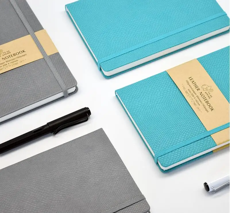 

A5 Grid Page Notebook Cute Blank pages Hand book school PU writing pads binder creative Notepad student office traveler gift