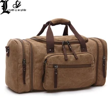 Большой емкости мужские ручные багажные дорожные сумки холщовые дорожные сумки выходные сумки на плечо многофункциональная сумка для ночной езды