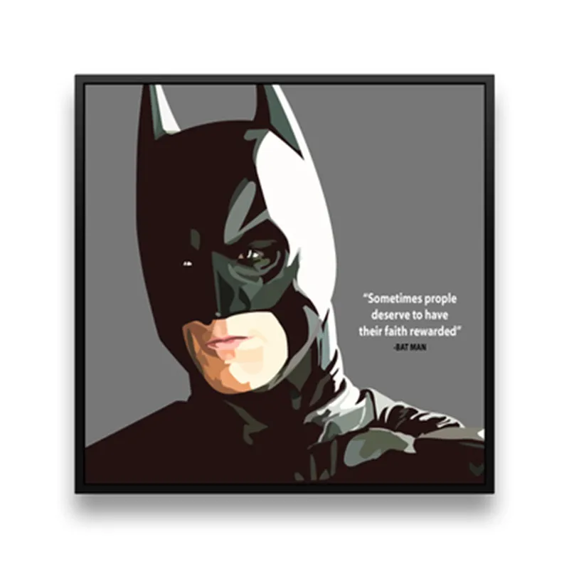 

Pop Art Decorative Painting Batman The Dark Knight DC Comics Living Room Sofa Children's Room Modern Paintings M1046