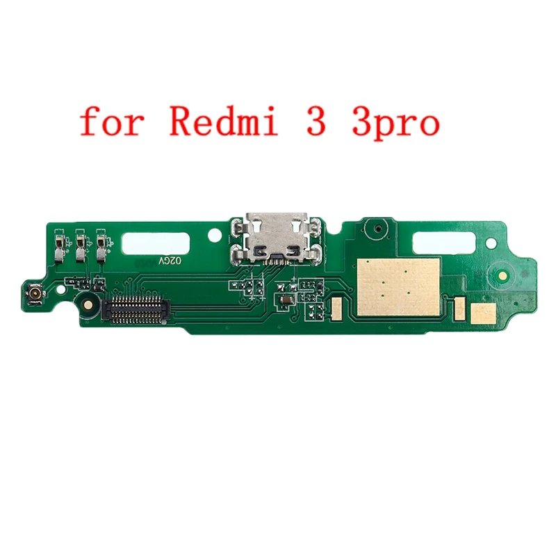 Usb-порт для зарядки, гибкий кабель, соединитель для Xiaomi Redmi Note 3/4/Note 3/4 Pro/4A/5A/4X/2 2A/3 S, микрофонный модуль - Цвет: for Redmi 3 3 pro