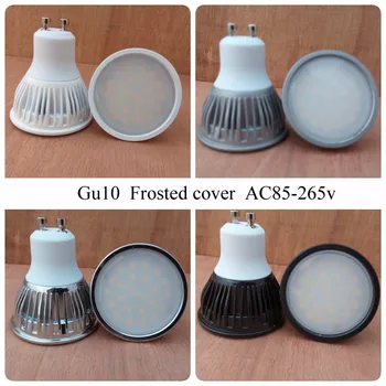 

Newest 5w cob Led Spotlights Gu10 Mr16 Gu5.3 Led down spot light lamp120angle 24leds smd2835 AC85-265V 12V Warm Cold White UL CE