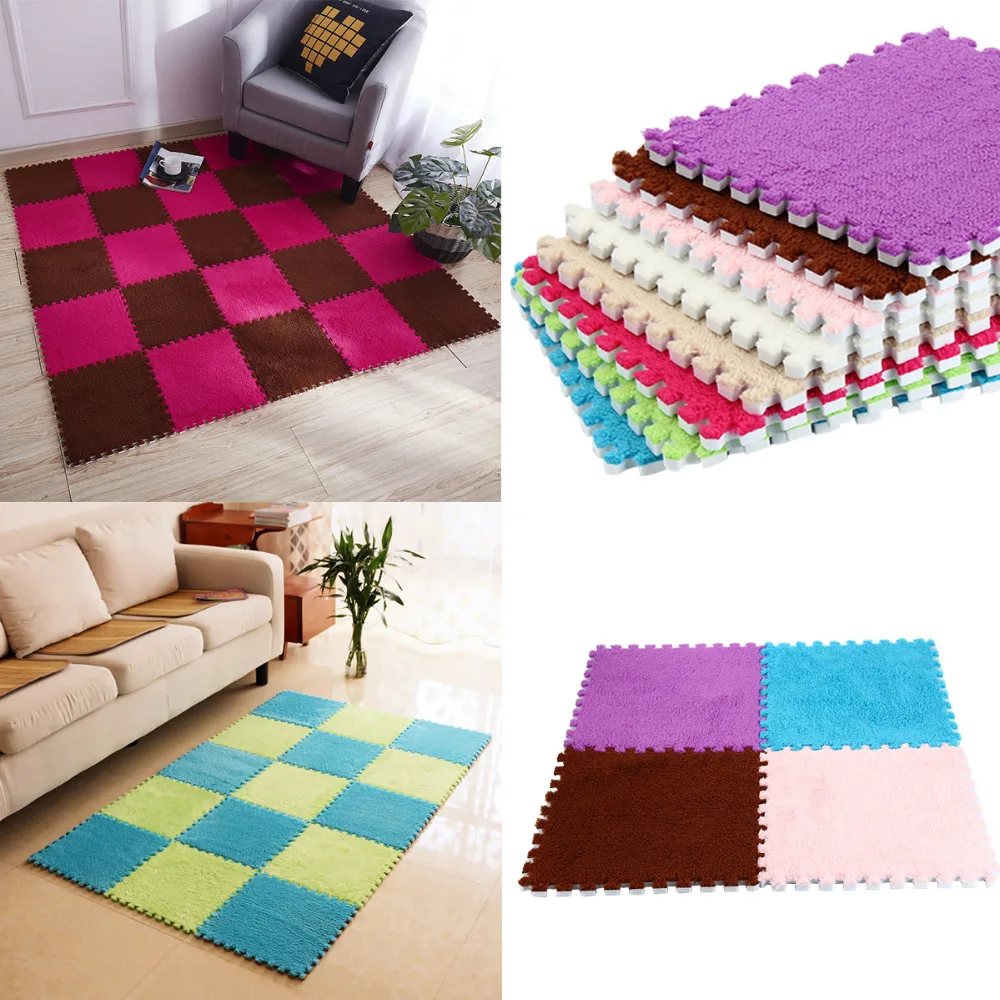 Observatorium Betasten Prominent 2 stks Puzzel Tapijt Baby Spelen Mat Vloer Puzzel Mat EVA Kinderen Schuim  Tapijt Mozaïek Floor Suède Baby Crawl Mat tapijt|Tapijt| - AliExpress