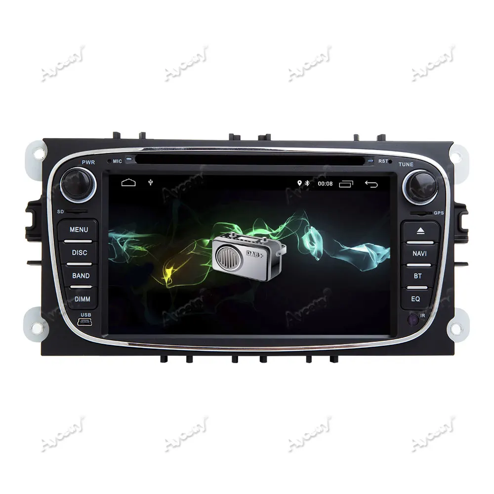 Sale 4G+64G 8 CORE For FORD/Mondeo/S-MAX/C-MAX/Connect/Galaxy/FOCUS 2 Car dvd android 9 2 din auto radio multimedia GPS DSP IPS obd2 21