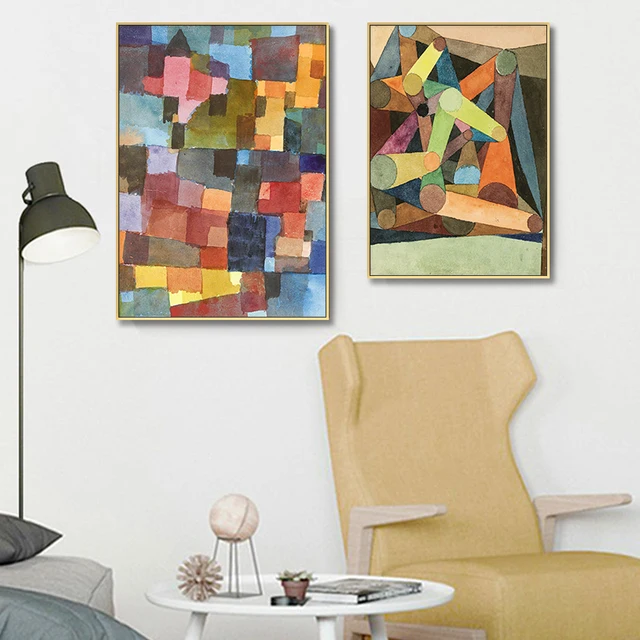 Paul Klee Classic Abstract Style Modern Decoration Art  2